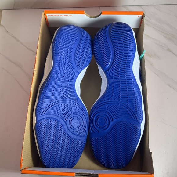 NIKE FLY.BY MID 3 WHITE/GAME ROYAL-GREEN GLOW SIZE MEN'S 12 [DD9311-102]with box - Picture 6 of 7